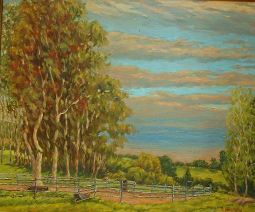 Jack's Corral, 2005, oil, 20x24